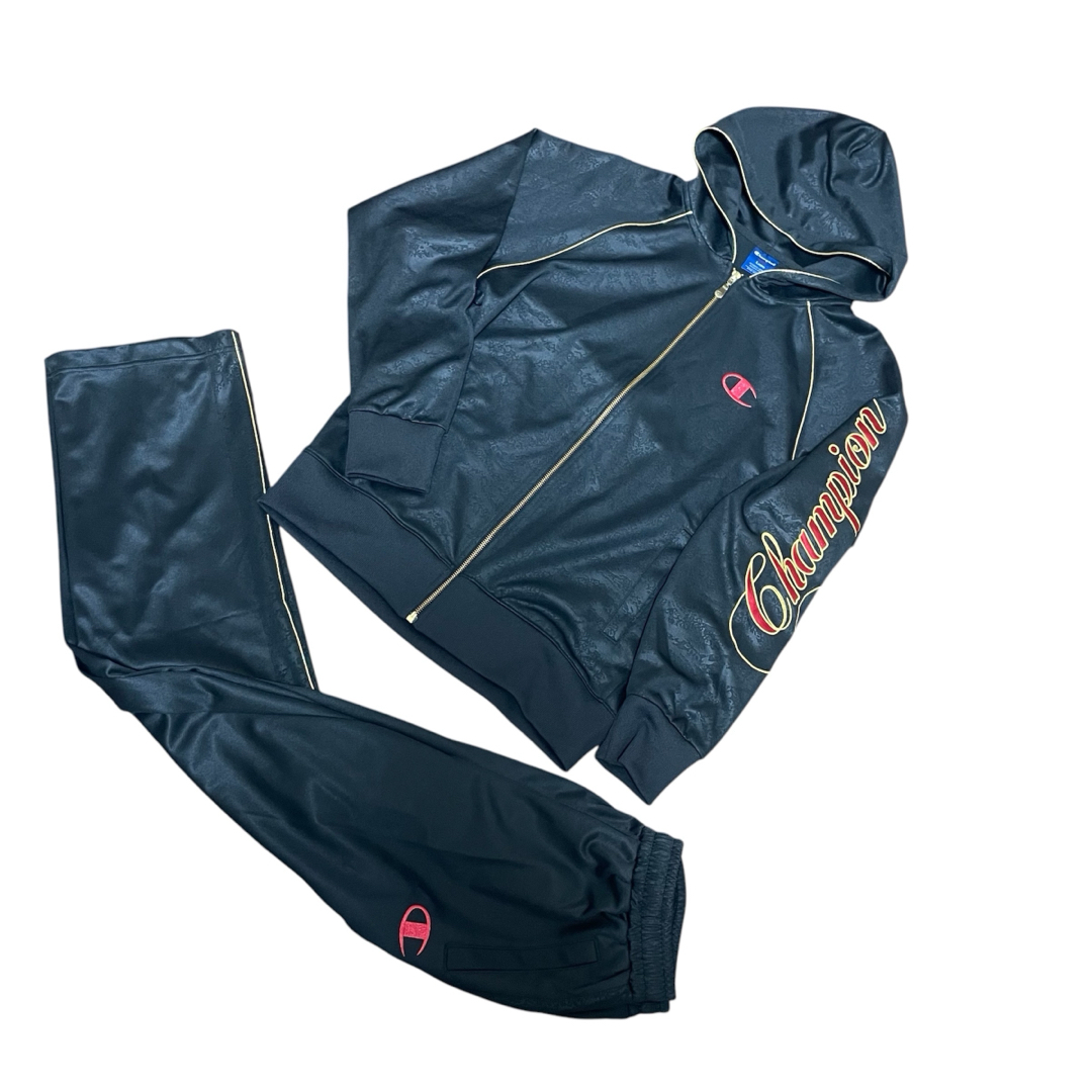 Champion - 【超希少品・入手困難】Champion ジャージ 上下 黒金 Champion - 【超希少品・入手困難】Champion ジャージ 上下 黒金