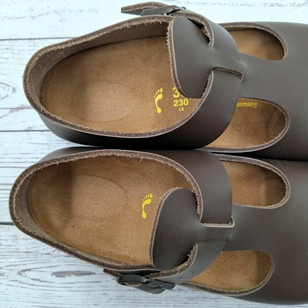 未使用級 BIRKENSTOCK 23 Paris パリ Tストラップ レザー