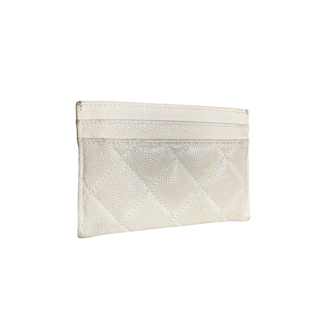 CHANEL - シャネル CHANEL ココマーク ホワイト系 キャビア CHANEL - シャネル CHANEL ココマーク ホワイト系 キャビア