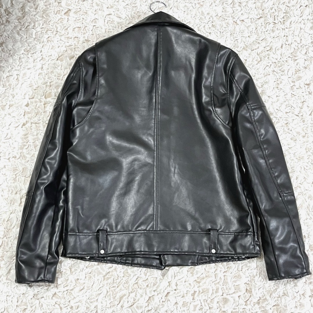 ZARA - 美品 ZARA レザージャケット ライダース ダブル フェイク ZARA - 美品 ZARA レザージャケット ライダース ダブル フェイク