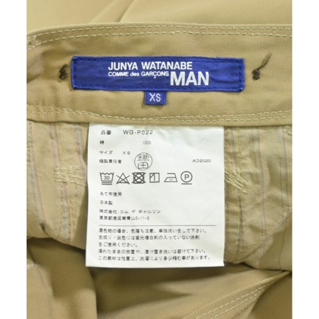 JUNYA WATANABE MAN - JUNYA WATANABE MAN チノパン XS ベージュ JUNYA WATANABE MAN - JUNYA WATANABE MAN チノパン XS ベージュ