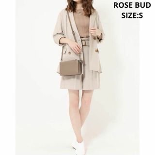ROSE BUD - 春夏 ROSE BUD リネンライク ショートパンツ ROSE BUD - 春夏 ROSE BUD リネンライク ショートパンツ