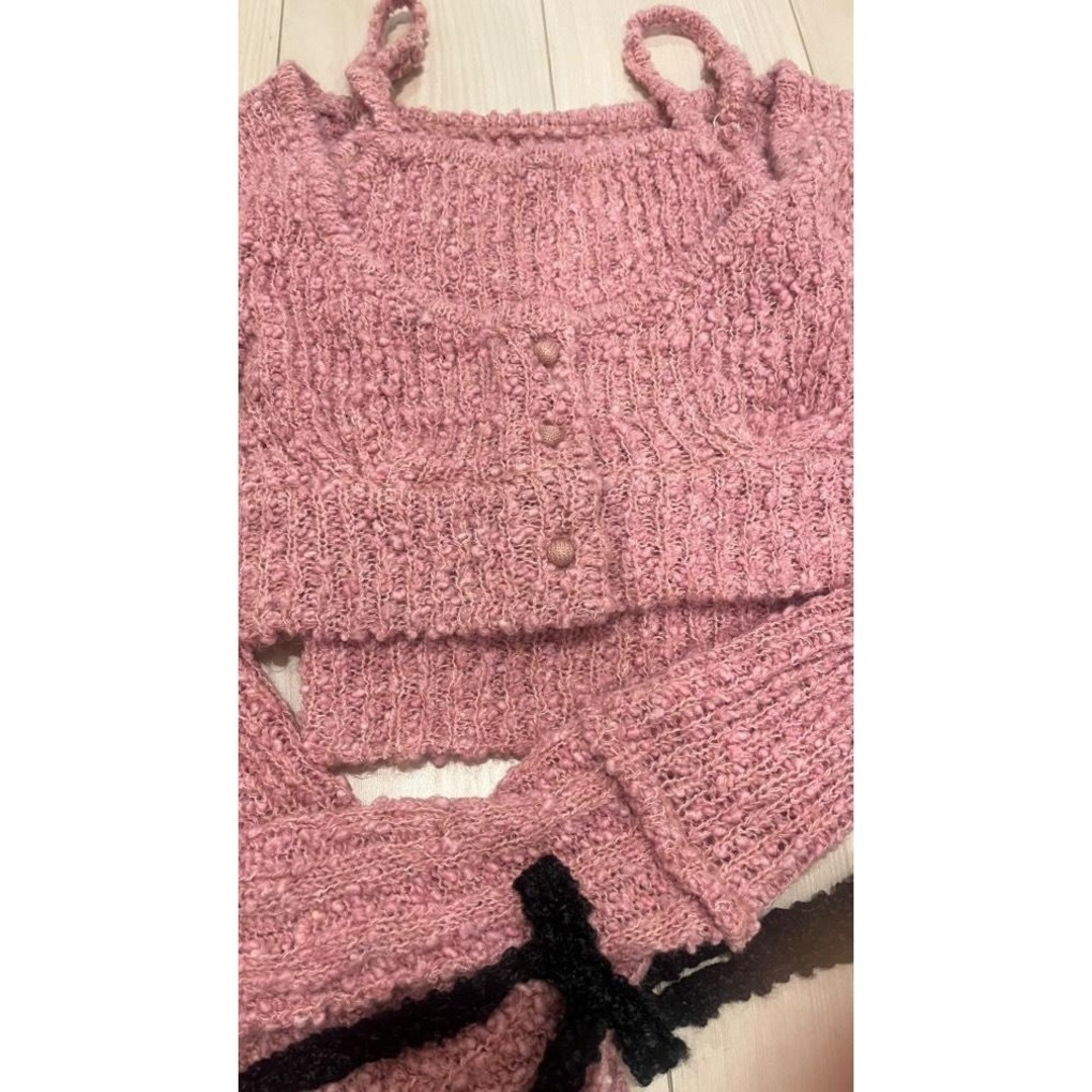 andmary Lotta ribbon set cardiganの通販 by かずきん's shop andmary Lotta ribbon set cardiganの通販 by かずきん's shop