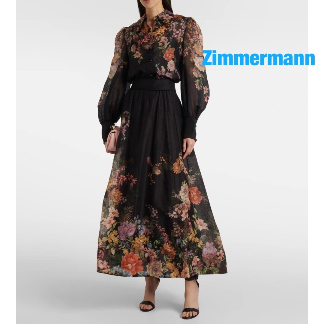 SELF PORTRAIT - ❇️Zimmermannジマーマン25春新花柄ブラウスの SELF PORTRAIT - ❇️Zimmermannジマーマン25春新花柄ブラウスの