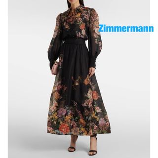 SELF PORTRAIT - ❇️Zimmermannジマーマン25春新花柄ブラウスの SELF PORTRAIT - ❇️Zimmermannジマーマン25春新花柄ブラウスの