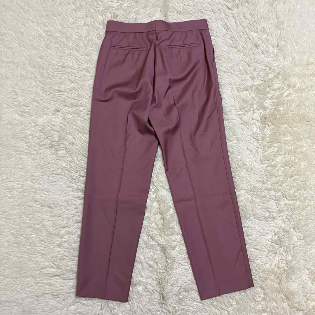Drawer - 美品 ドゥロワー シルク ウール ミカドパンツ ピンクの Drawer - 美品 ドゥロワー シルク ウール ミカドパンツ ピンクの
