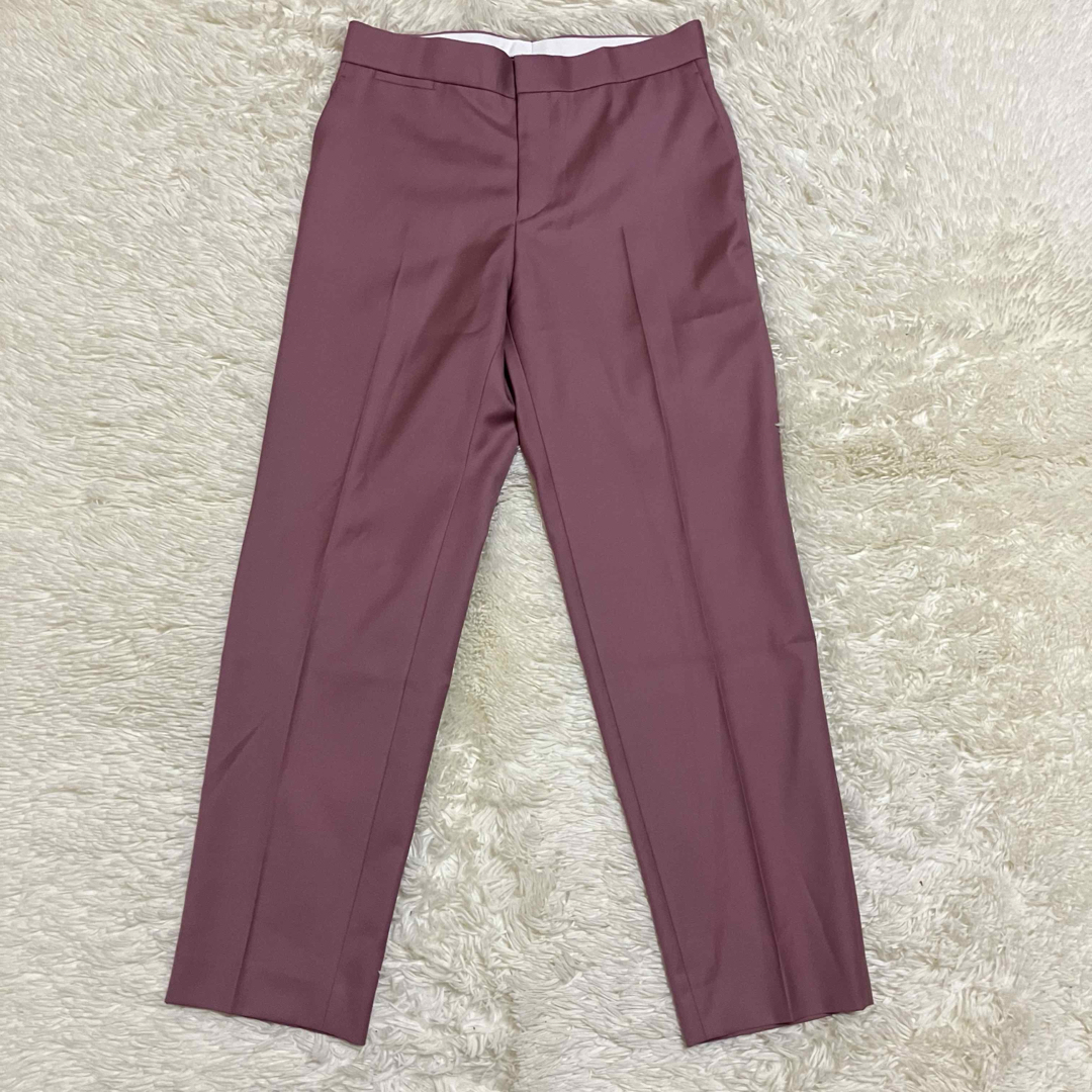 Drawer - 美品 ドゥロワー シルク ウール ミカドパンツ ピンクの Drawer - 美品 ドゥロワー シルク ウール ミカドパンツ ピンクの