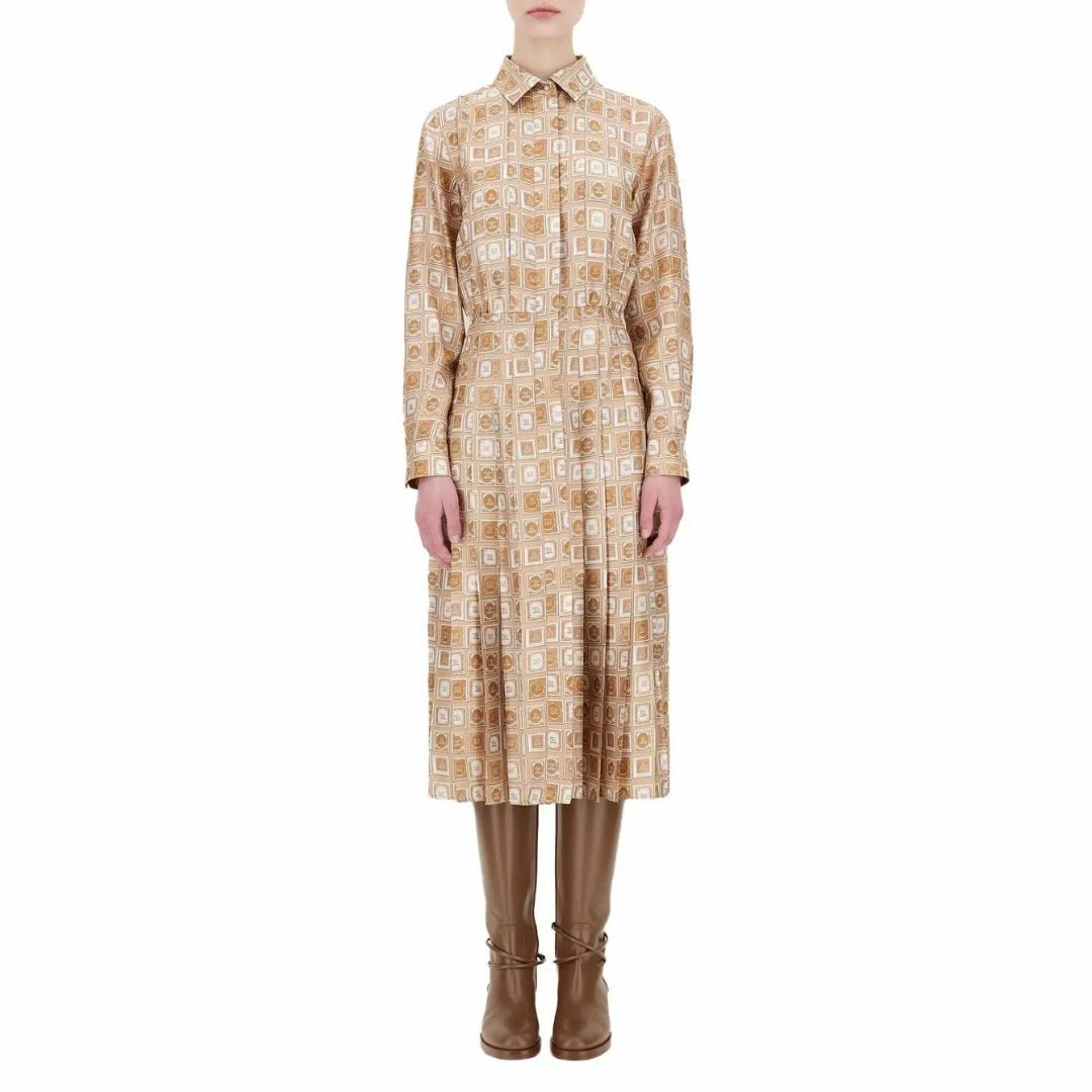 Max Mara - 新品同様☆MAXMARA☆白タグ☆ロゴ☆プリーツ☆ロング Max Mara - 新品同様☆MAXMARA☆白タグ☆ロゴ☆プリーツ☆ロング