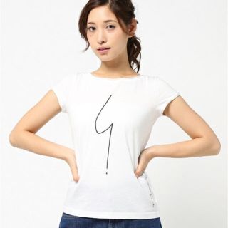 アニエスベー(agnes b.)のAgnès b. アニエス・ベー ポワンディロニー 白 Tシャツ(Tシャツ(半袖/袖なし))