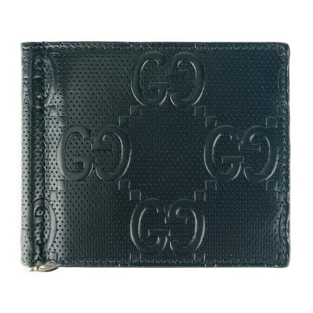 GUCCI - 美品 GUCCI グッチ 二つ折り財布 GGエンボス GUCCI - 美品 GUCCI グッチ 二つ折り財布 GGエンボス