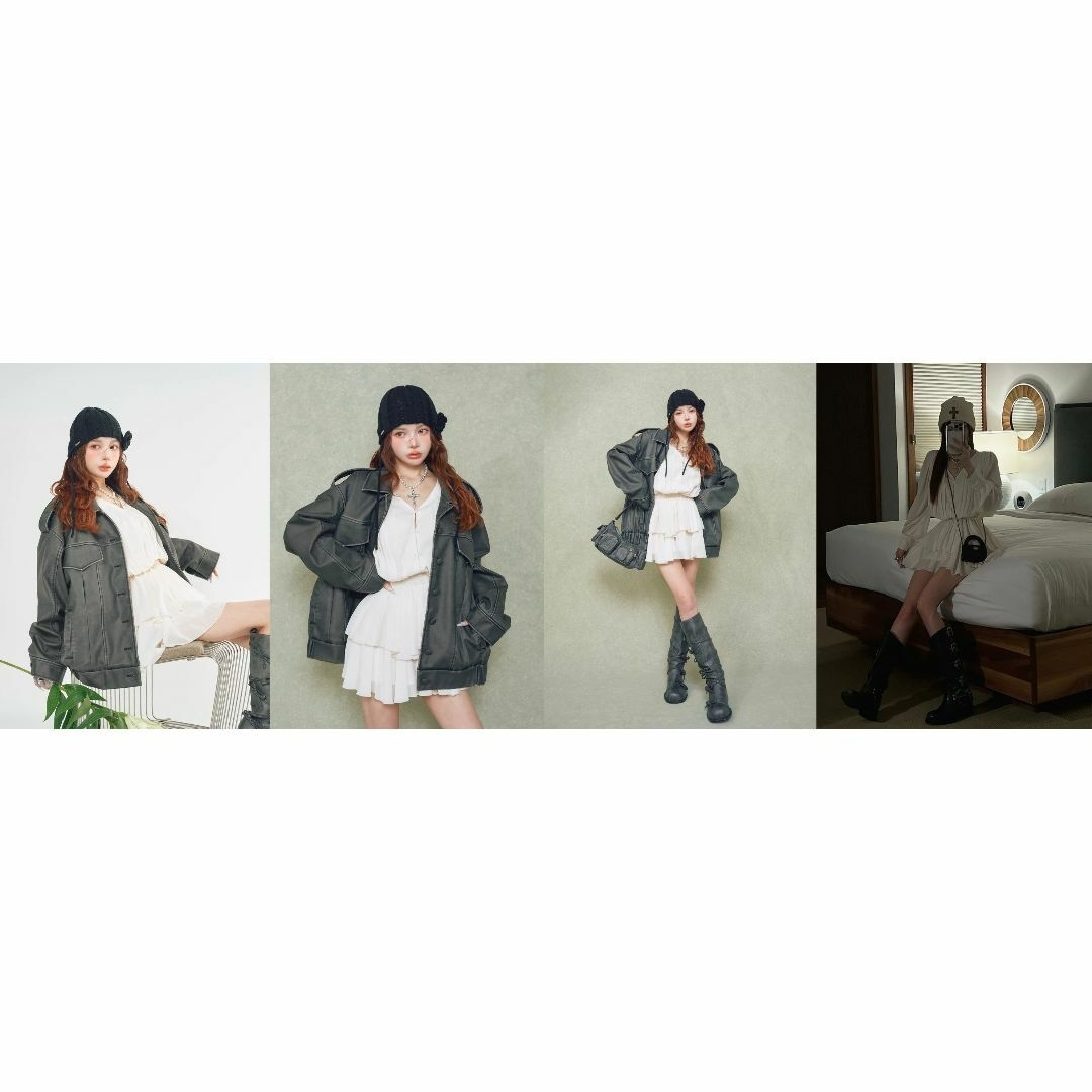 Darich - ダーリッチ darich フラッフィーフリルミニワンピース Darich - ダーリッチ darich フラッフィーフリルミニワンピース