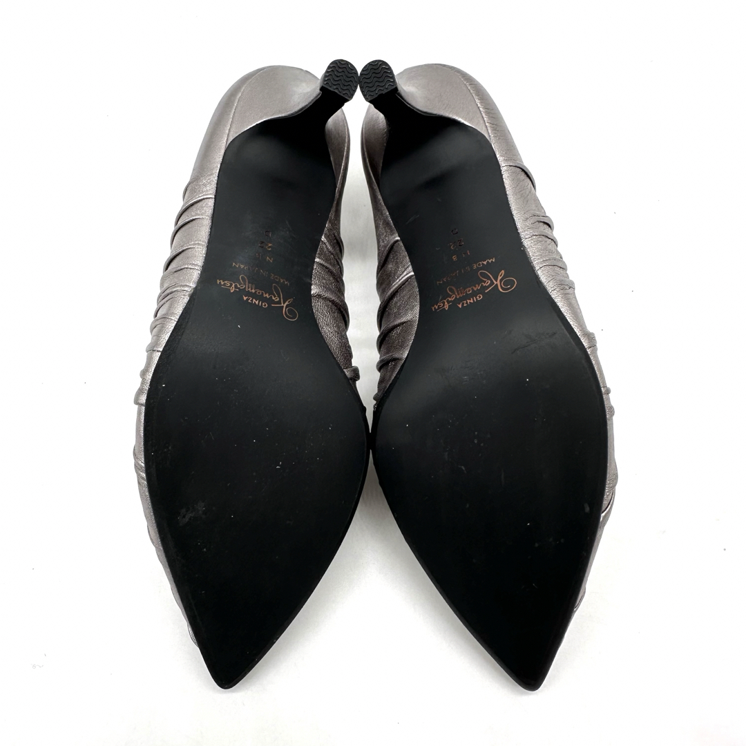 GINZA Kanematsu - 〈美品〉GINZA Kanematsu 【22cm】ギャザー GINZA Kanematsu - 〈美品〉GINZA Kanematsu 【22cm】ギャザー