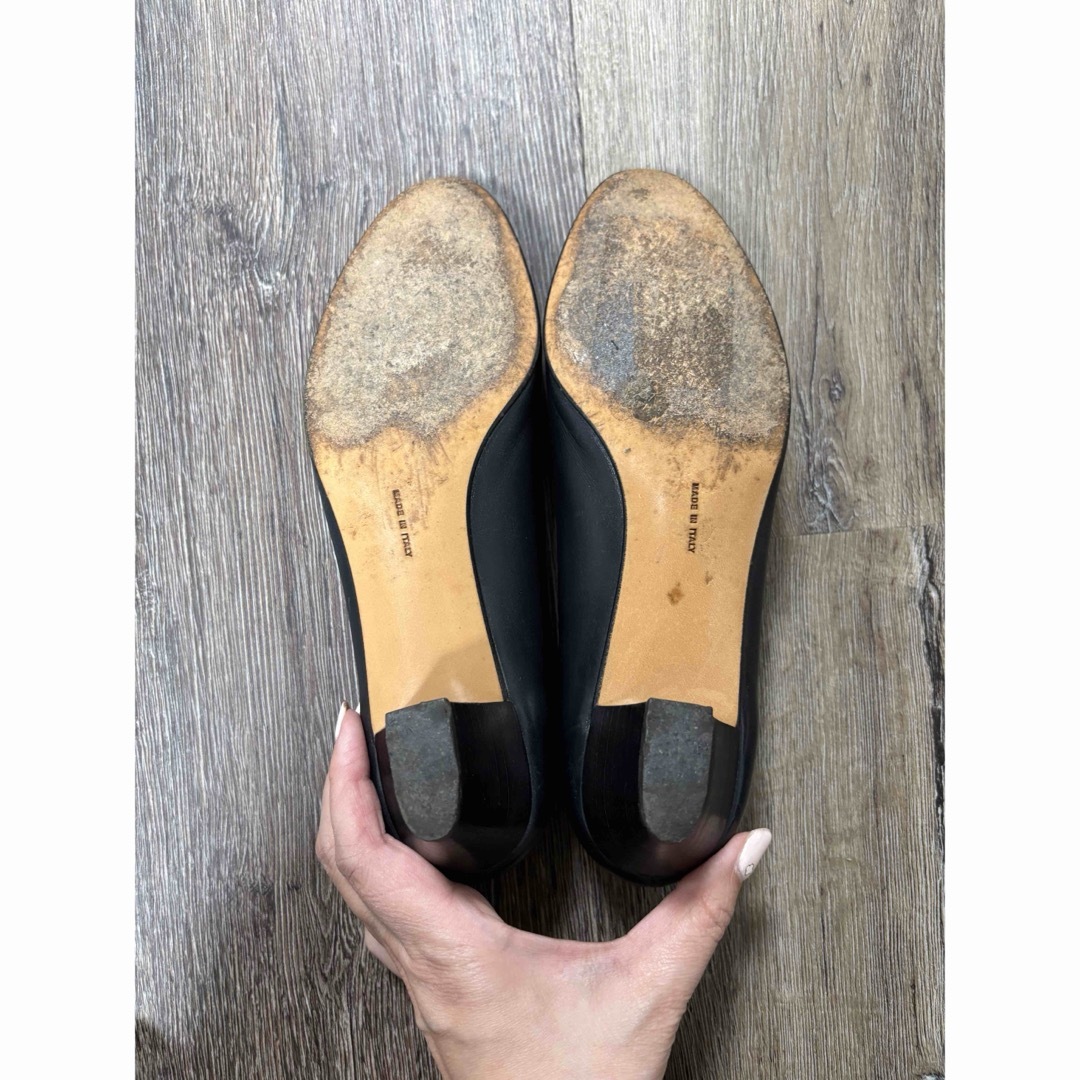 Salvatore Ferragamo - フェラガモ 5.5サイズ 黒 パンプス Salvatore Ferragamo - フェラガモ 5.5サイズ 黒 パンプス