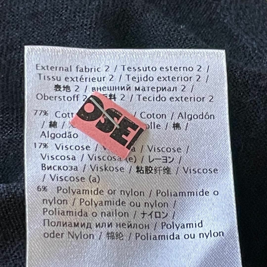 VALENTINO - VALENTINO シルク カシミヤ混 フロントレース V VALENTINO - VALENTINO シルク カシミヤ混 フロントレース V