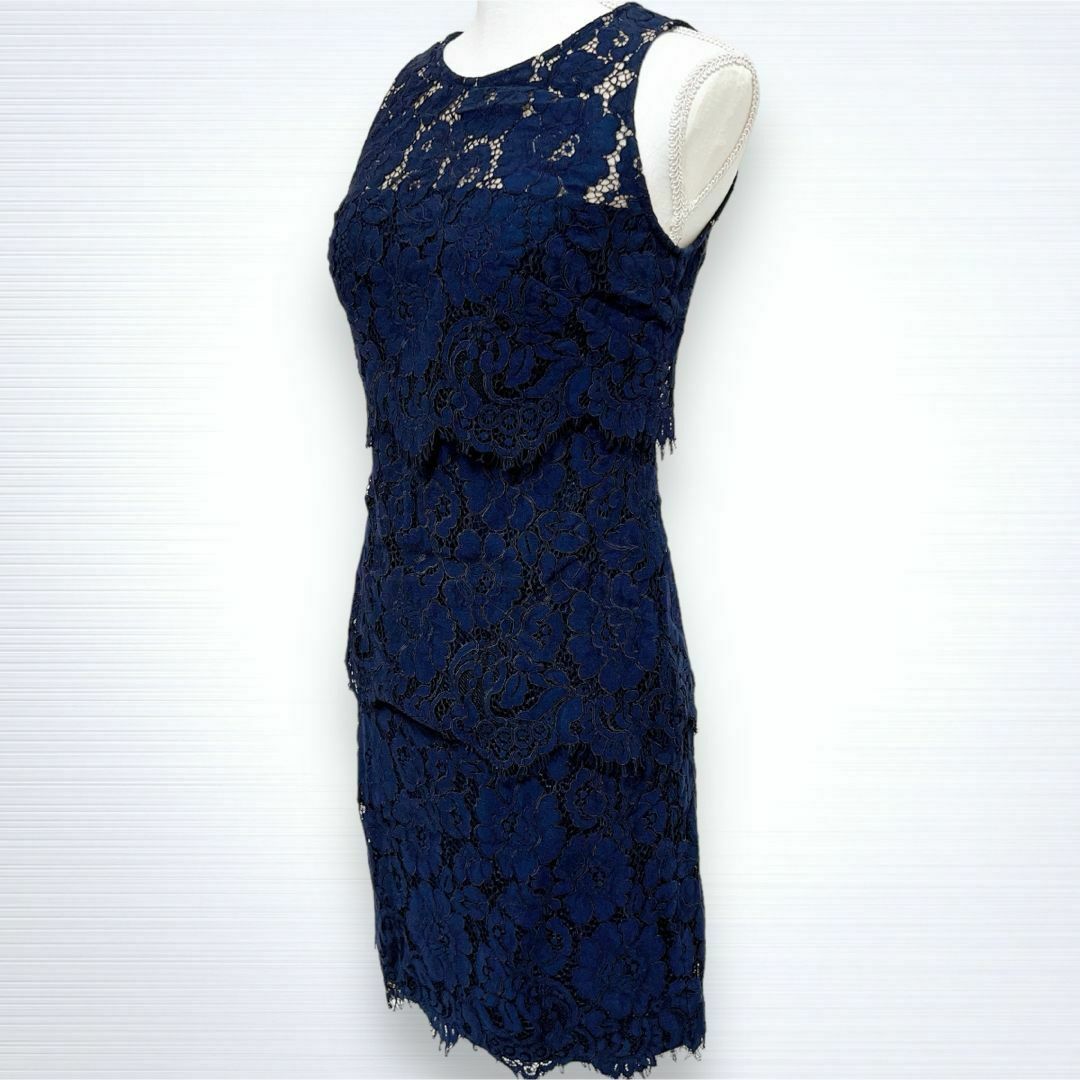 Ralph Lauren - 美品*ラルフローレン 花柄 総レース ティアード Ralph Lauren - 美品*ラルフローレン 花柄 総レース ティアード