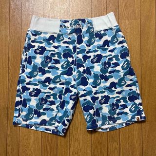 A BATHING APE(ショートパンツ ・ ブルー・ネイビー/青色系)の A BATHING APE(ショートパンツ ・ ブルー・ネイビー/青色系)の