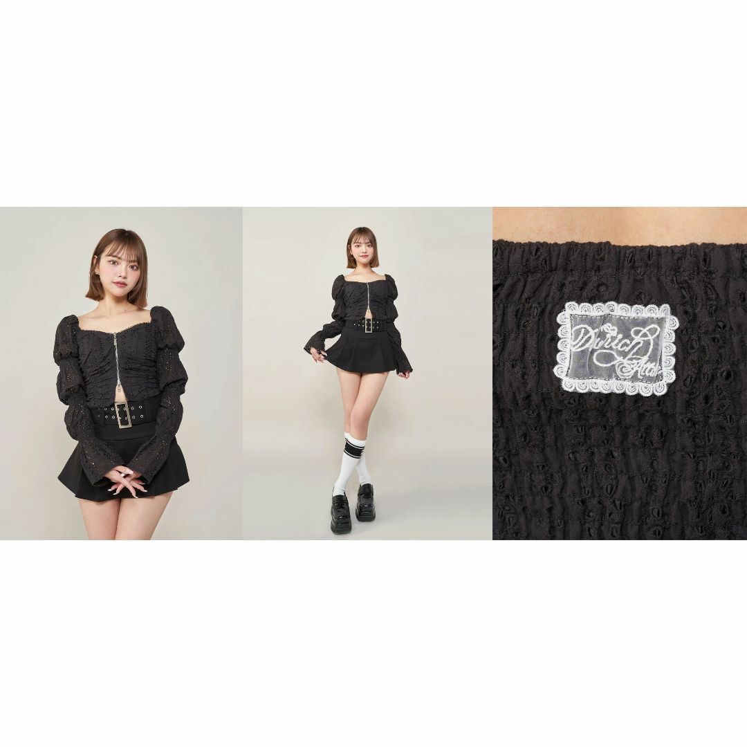 Darich - ダーリッチ darich コットンレースデザイントップス Darich - ダーリッチ darich コットンレースデザイントップス
