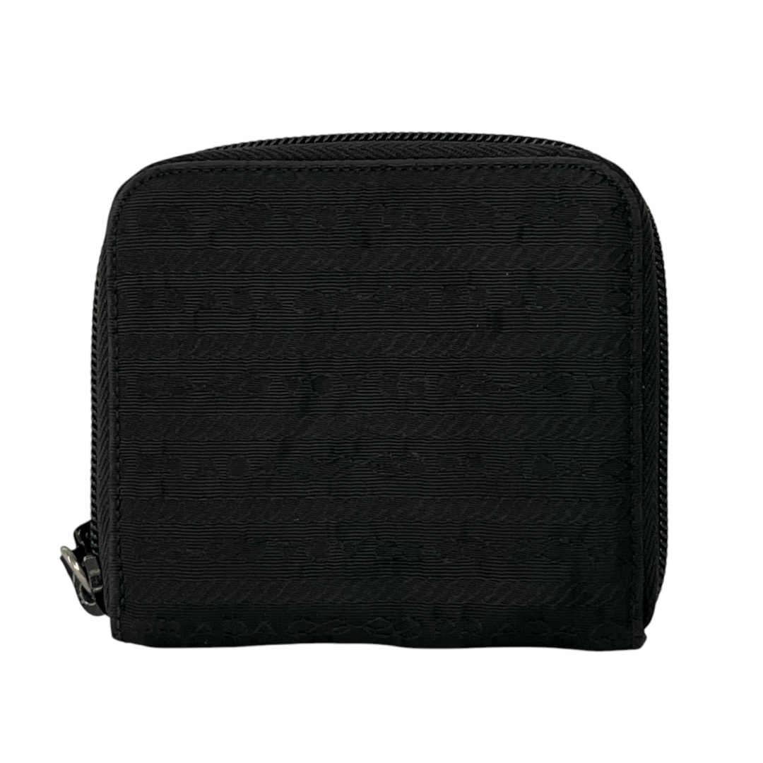 PRADA - PRADA プラダ 二つ折り財布 ラウンドファスナー PRADA - PRADA プラダ 二つ折り財布 ラウンドファスナー