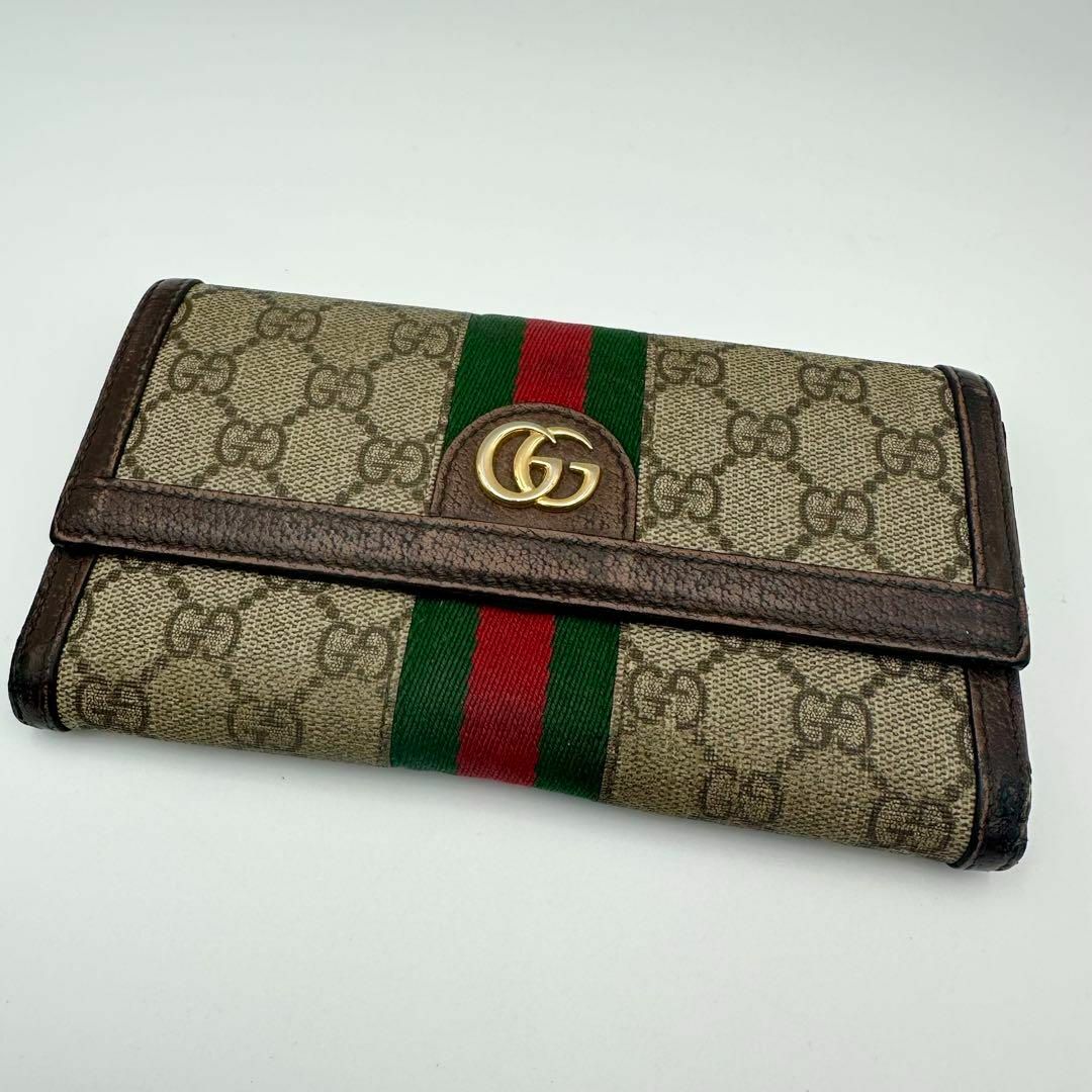 GUCCI - 0310【美品】GUCCI オフィディア コンチネンタル GG GUCCI - 0310【美品】GUCCI オフィディア コンチネンタル GG