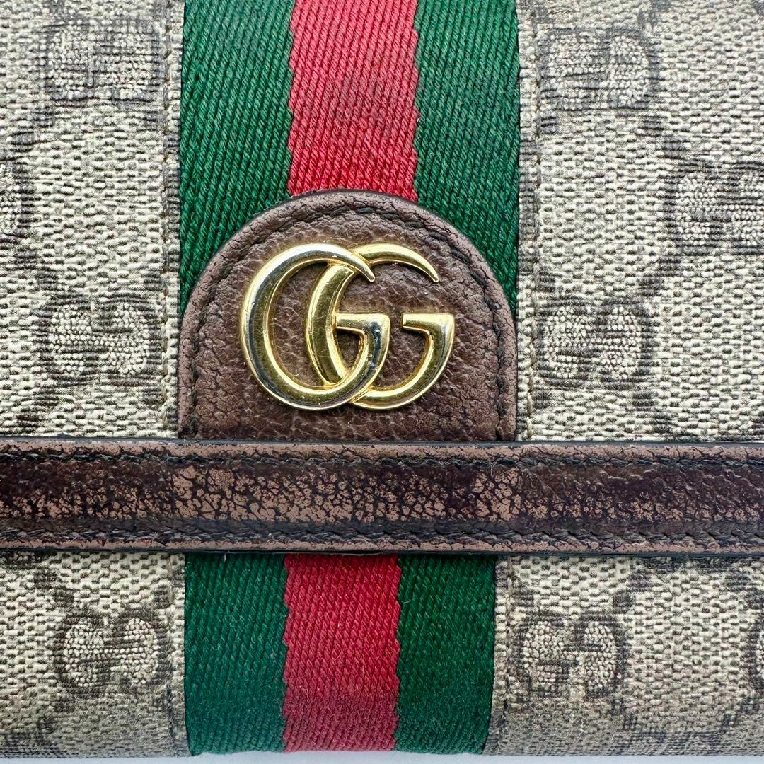 GUCCI - 0310【美品】GUCCI オフィディア コンチネンタル GG GUCCI - 0310【美品】GUCCI オフィディア コンチネンタル GG