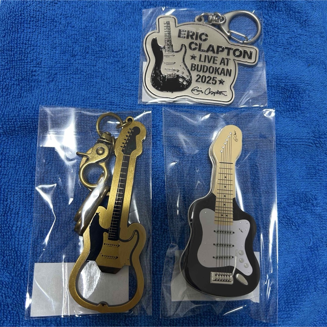 【海外配送可】【送料無料】 CLAPTON ERIC クラプトン メタルキーホルダー 栓抜き ピックセット ミュージシャン