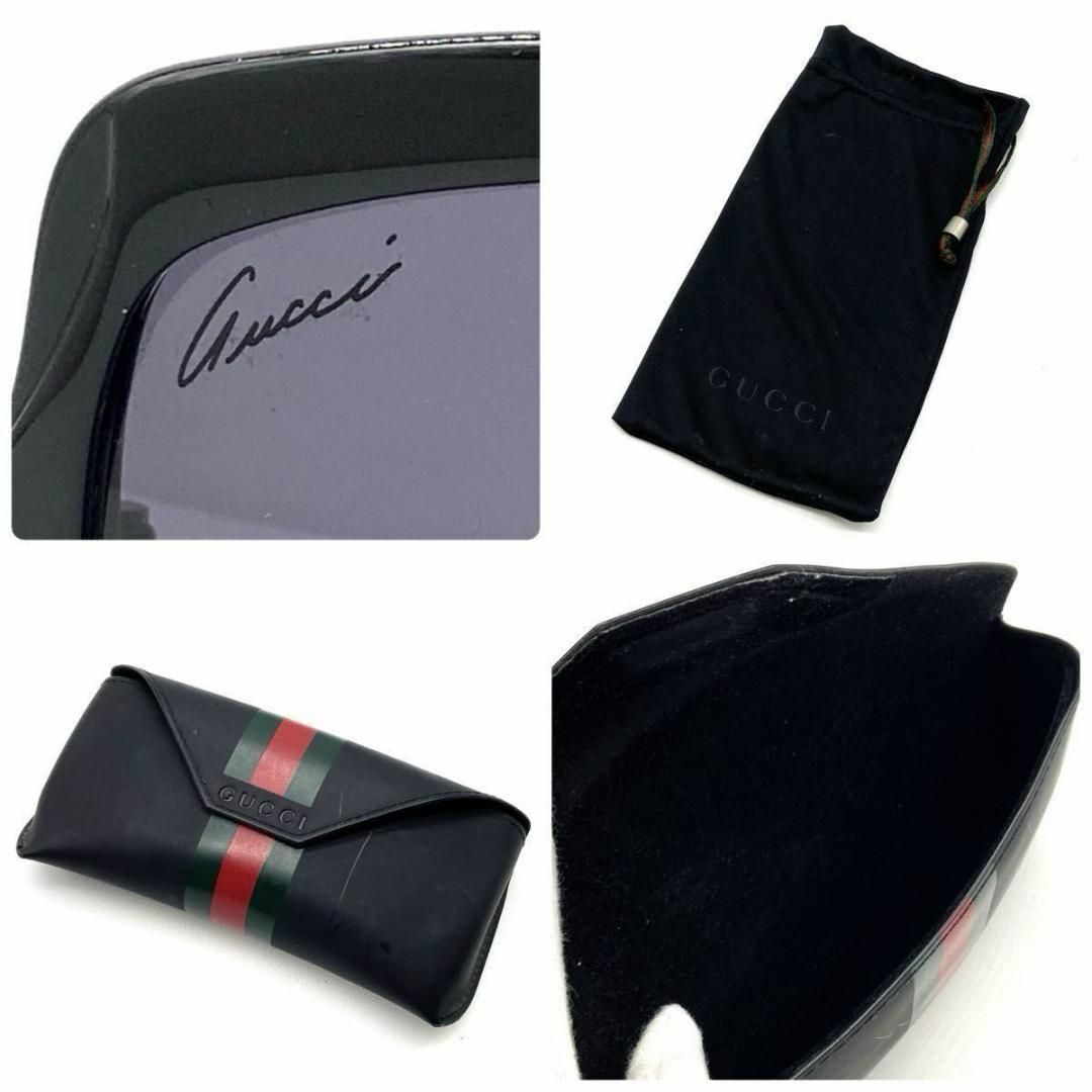 GUCCI - 【極美品】GUCCI バンブー シェリーライン サングラス GUCCI - 【極美品】GUCCI バンブー シェリーライン サングラス