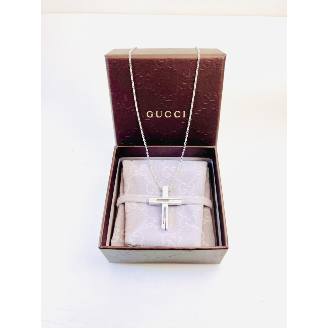 GUCCI - 【超美品】GUCCI カットアウトG クロス 十字架 GUCCI - 【超美品】GUCCI カットアウトG クロス 十字架