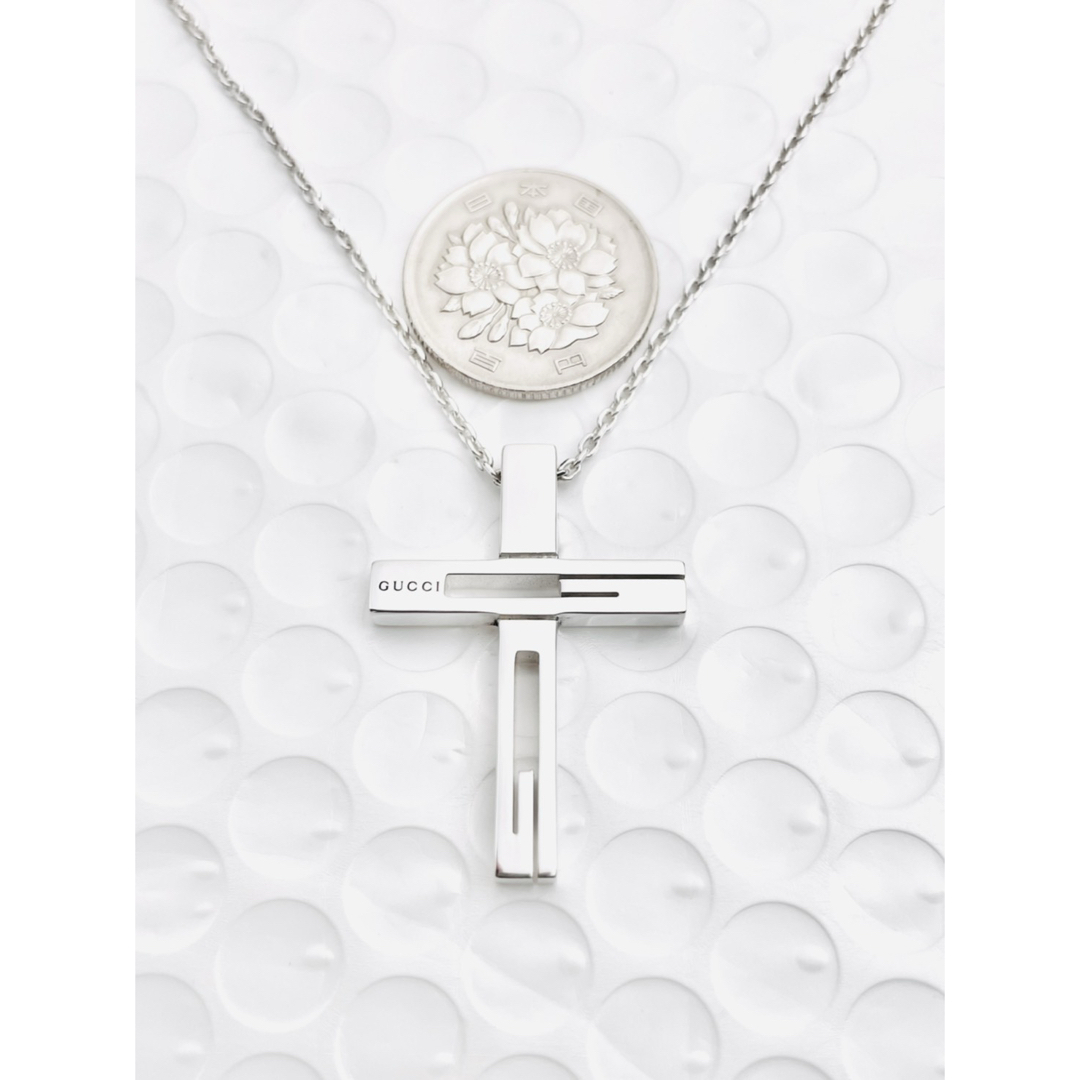 GUCCI - 【超美品】GUCCI カットアウトG クロス 十字架 GUCCI - 【超美品】GUCCI カットアウトG クロス 十字架