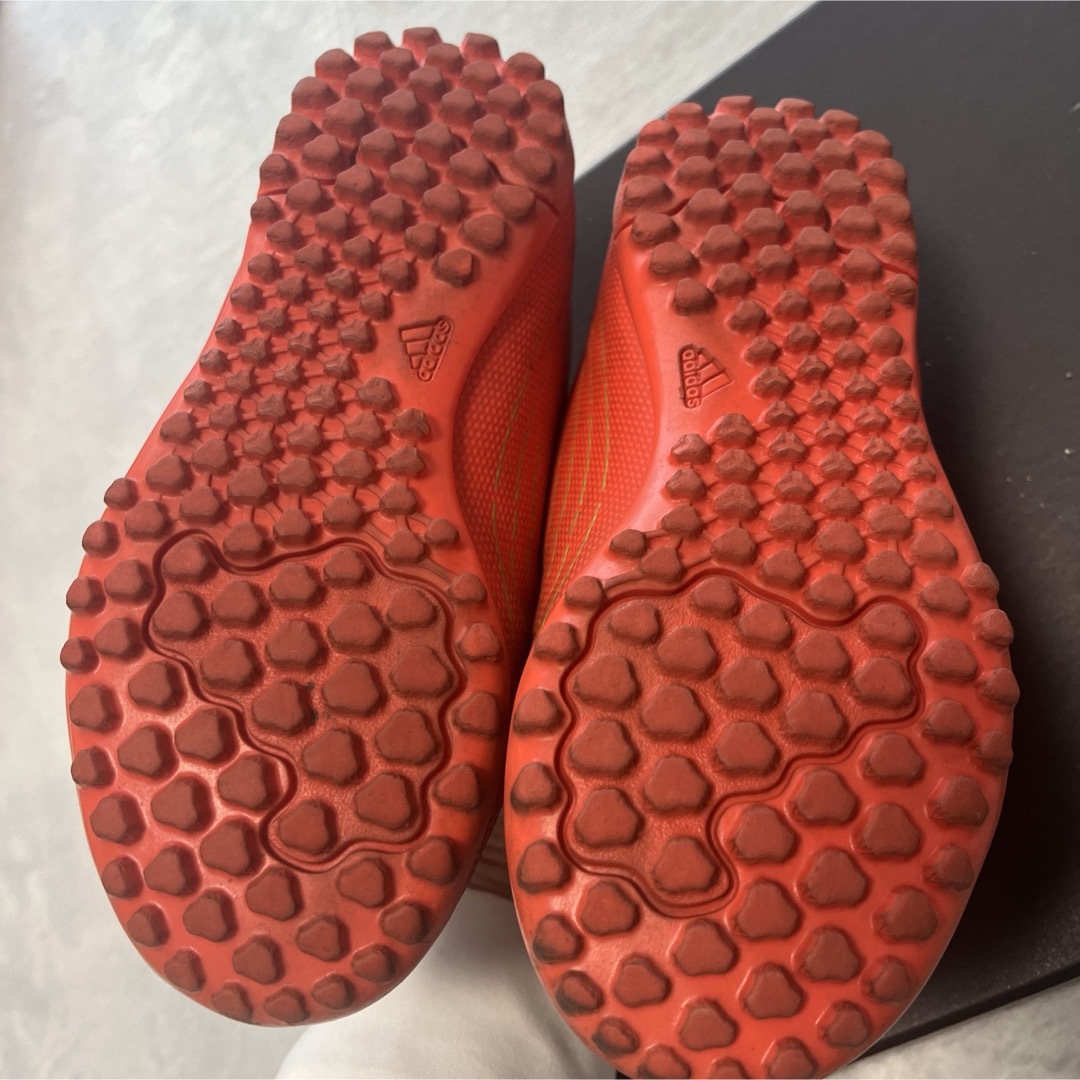 adidas - adidas サッカーシューズ オレンジ 19cm トレーニング adidas - adidas サッカーシューズ オレンジ 19cm トレーニング