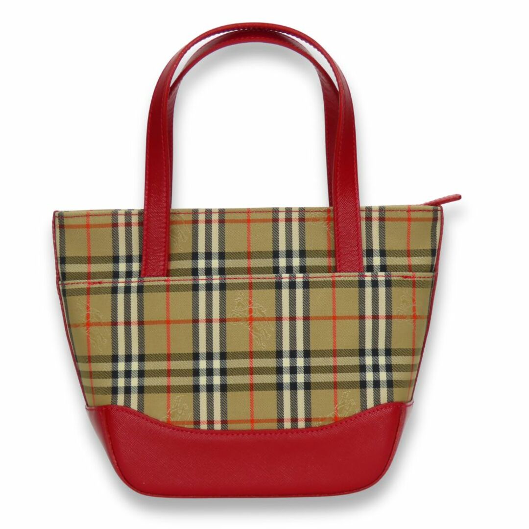 BURBERRY - 【中古】 バーバリー ハンドバッグ キャンバス BURBERRY - 【中古】 バーバリー ハンドバッグ キャンバス