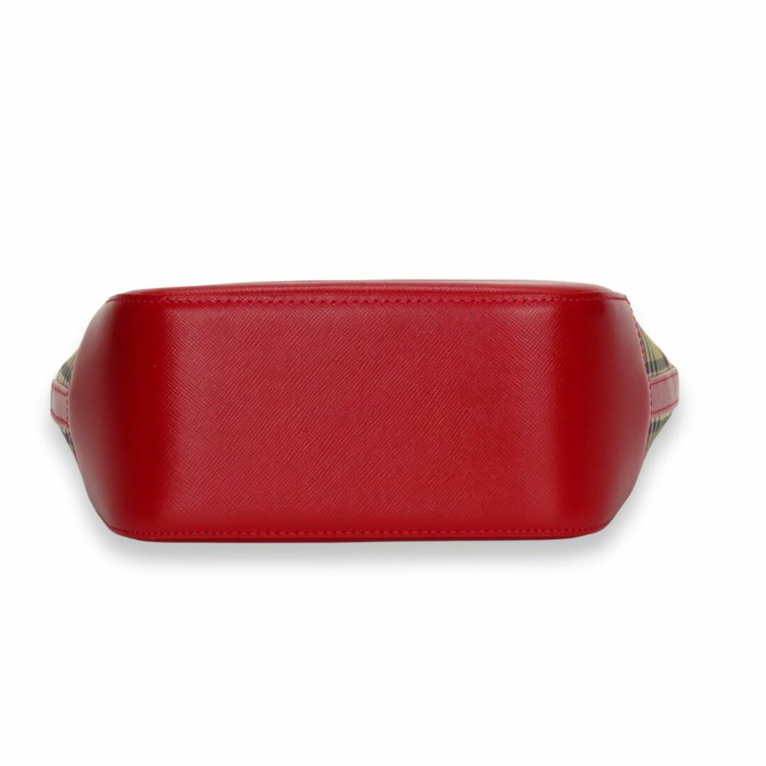 BURBERRY - 【中古】 バーバリー ハンドバッグ キャンバス BURBERRY - 【中古】 バーバリー ハンドバッグ キャンバス