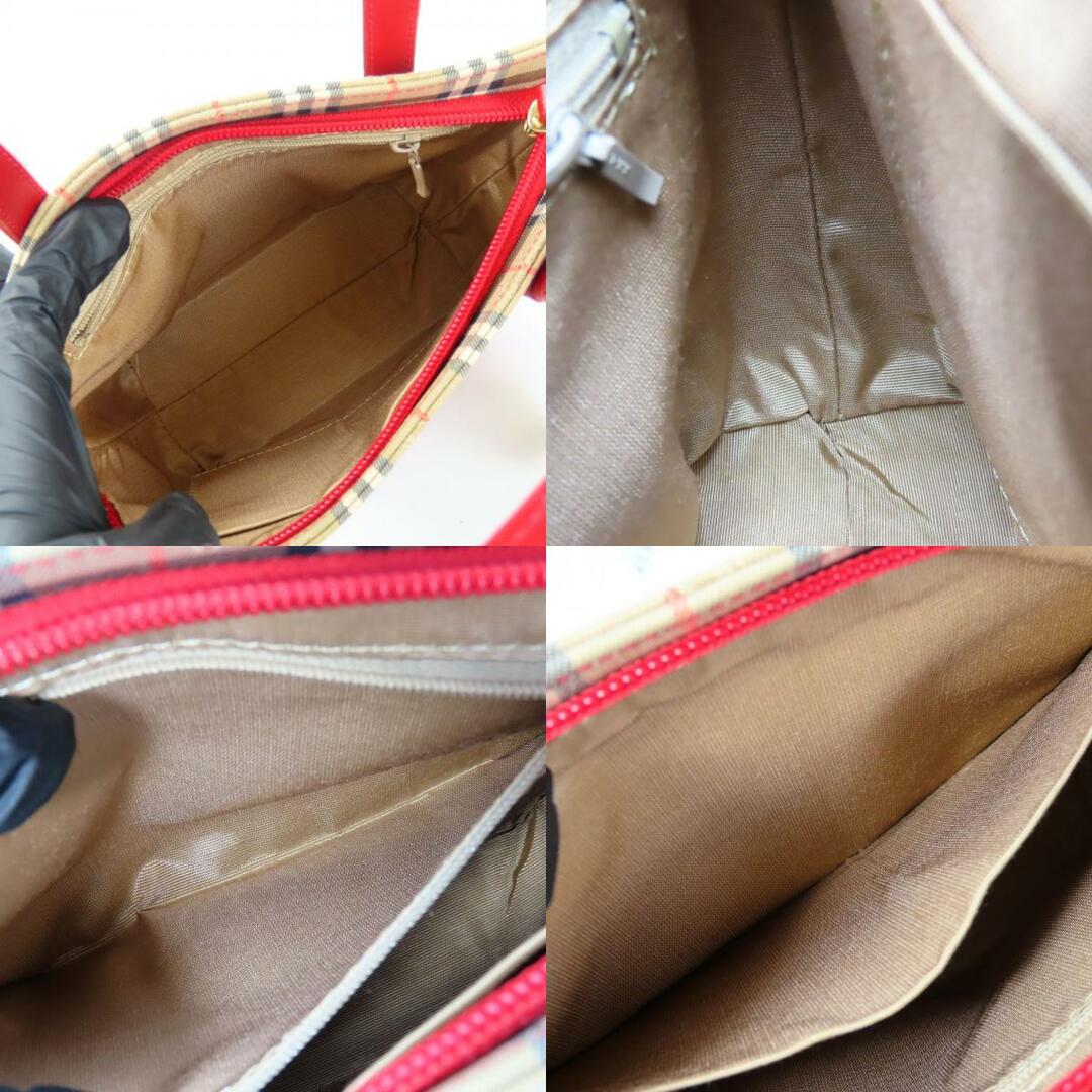 BURBERRY - 【中古】 バーバリー ハンドバッグ キャンバス BURBERRY - 【中古】 バーバリー ハンドバッグ キャンバス