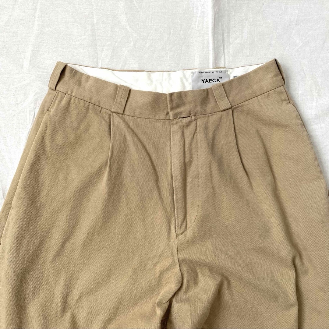 YAECA - YAECA ヤエカ チノパンツ タックパンツ 29インチ YAECA - YAECA ヤエカ チノパンツ タックパンツ 29インチ