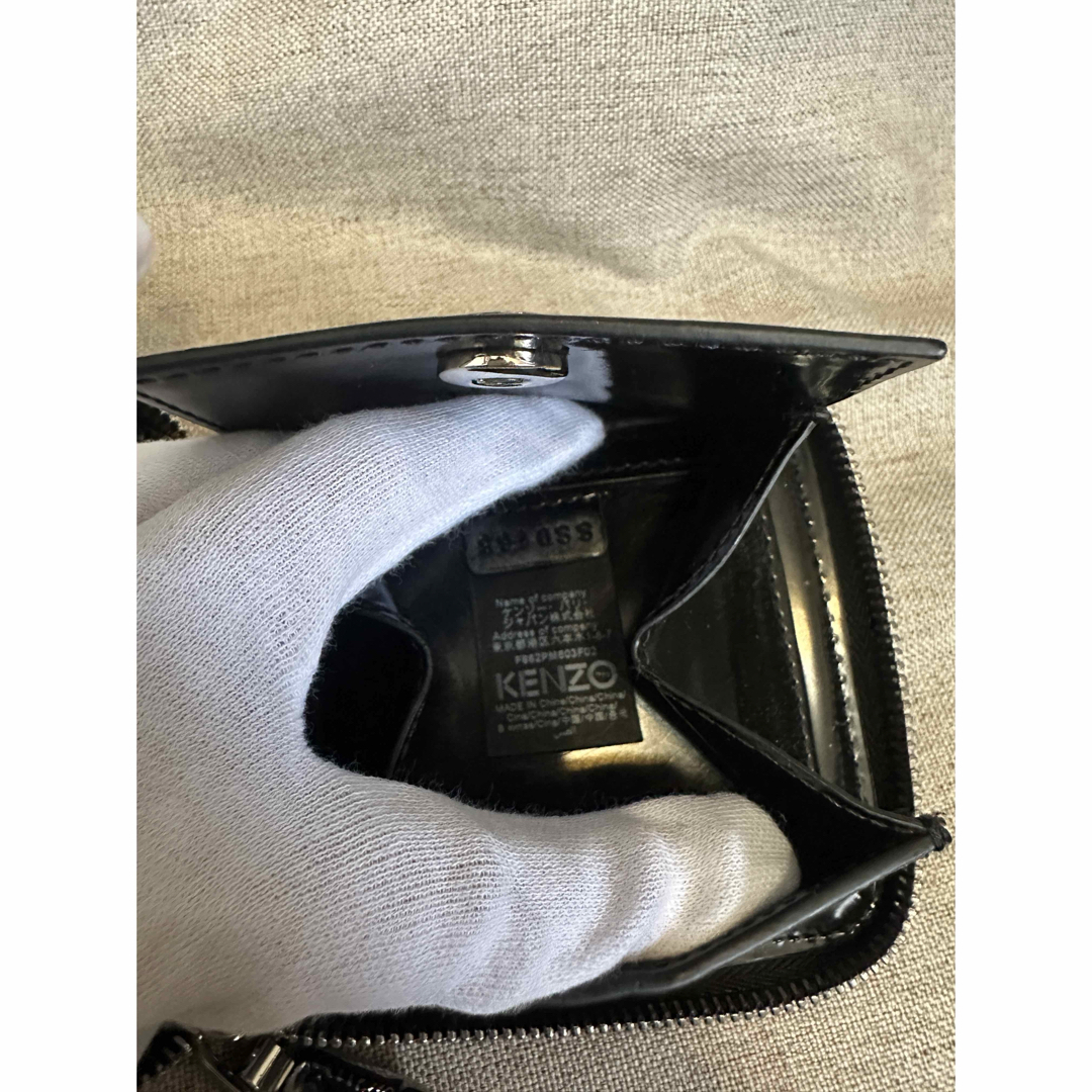 KENZO - KENZO 二つ折り財布(レザー)の通販 by KR|ケンゾー KENZO - KENZO 二つ折り財布(レザー)の通販 by KR|ケンゾー