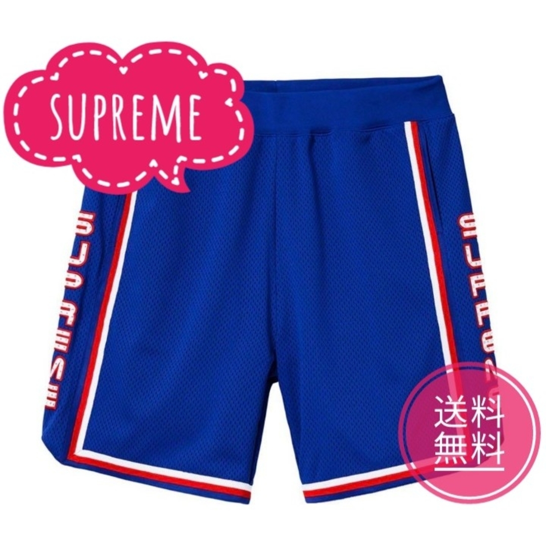 Supreme - ✨激安✨SUPREME ショート パンツ 青 ハーフ バスケ Supreme - ✨激安✨SUPREME ショート パンツ 青 ハーフ バスケ