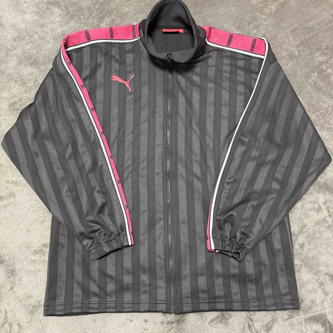 PUMA - 【廃盤商品】PUMA プーマ ジャージ上 ピンク y2k 平成 PUMA - 【廃盤商品】PUMA プーマ ジャージ上 ピンク y2k 平成