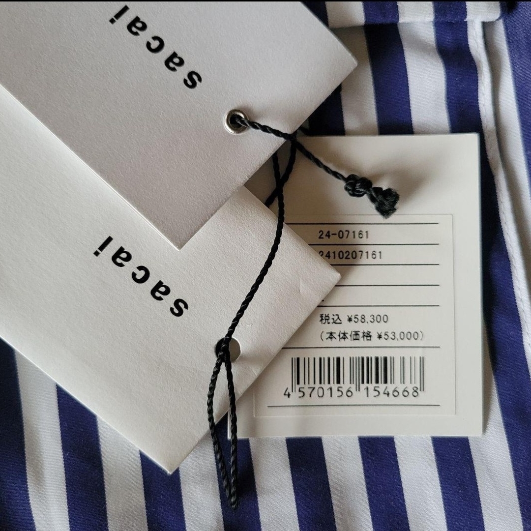 sacai - sacai 24SS Thomas Mason 新品タグ付き 2点セットアップ sacai - sacai 24SS Thomas Mason 新品タグ付き 2点セットアップ