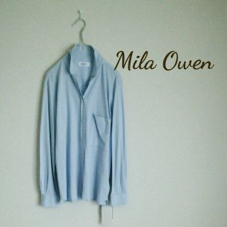 ミラオーウェン(Mila Owen)のミラオーウェン オーガニックファブリックシャツ(シャツ/ブラウス(長袖/七分))