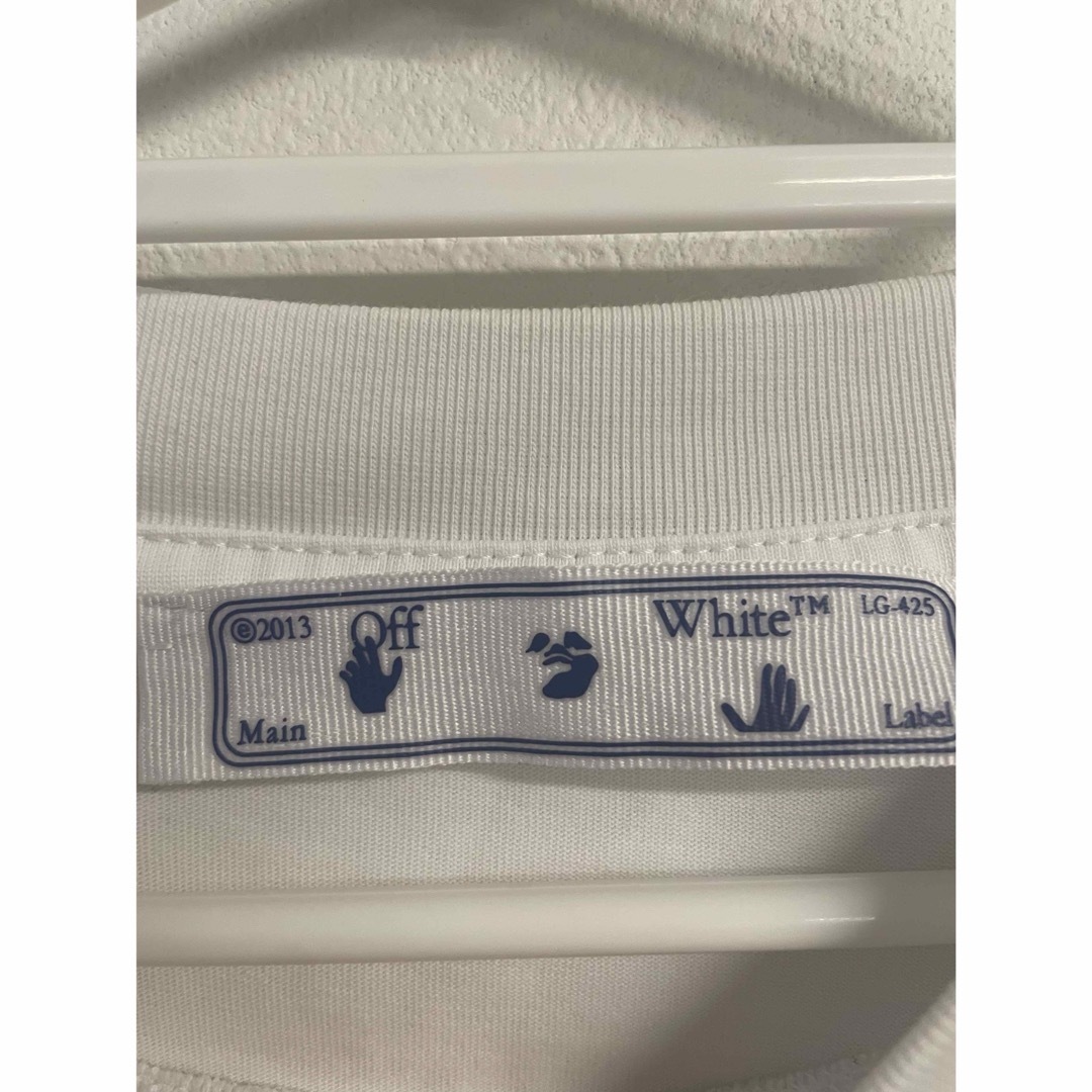 Off-White - オフホワイト OFF-WHITE Tシャツ 白の通販 by 秘密 Off-White - オフホワイト OFF-WHITE Tシャツ 白の通販 by 秘密