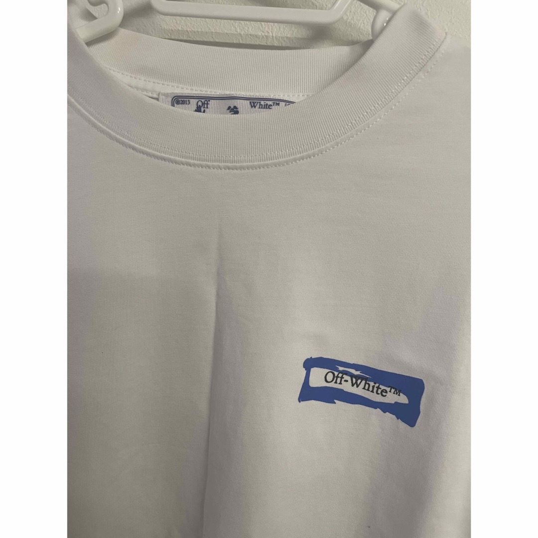Off-White - オフホワイト OFF-WHITE Tシャツ 白の通販 by 秘密 Off-White - オフホワイト OFF-WHITE Tシャツ 白の通販 by 秘密