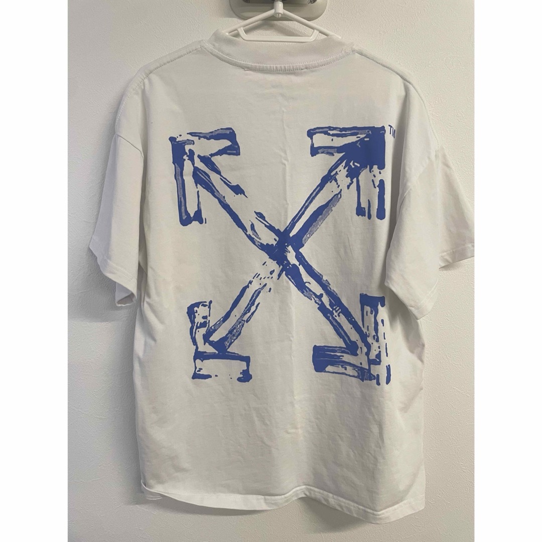 Off-White - オフホワイト OFF-WHITE Tシャツ 白の通販 by 秘密 Off-White - オフホワイト OFF-WHITE Tシャツ 白の通販 by 秘密