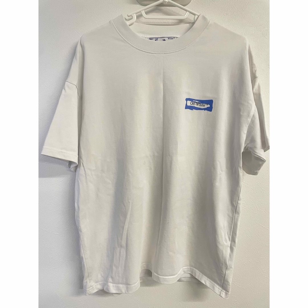 Off-White - オフホワイト OFF-WHITE Tシャツ 白の通販 by 秘密 Off-White - オフホワイト OFF-WHITE Tシャツ 白の通販 by 秘密