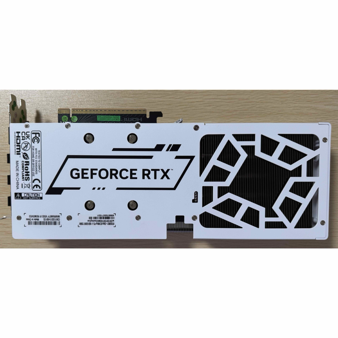 玄人志向 NVIDIA GeForce RTX 5080 ホワイト保証ありの通販 by 玄人志向 NVIDIA GeForce RTX 5080 ホワイト保証ありの通販 by