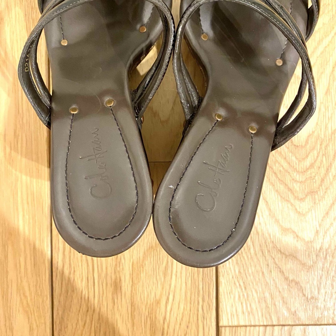 Cole Haan - COLE HAAN コルクウェッジサンダル 23.5cm の通販 Cole Haan - COLE HAAN コルクウェッジサンダル 23.5cm の通販