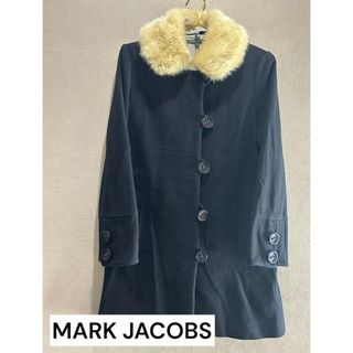 MARC JACOBS - 定価10万☆MARK JAKOBS☆ファー付きネイビー MARC JACOBS - 定価10万☆MARK JAKOBS☆ファー付きネイビー