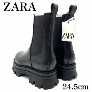 ZARA - 【新品未使用 タグ付き】ZARA チェルシーブーツ ZARA - 【新品未使用 タグ付き】ZARA チェルシーブーツ