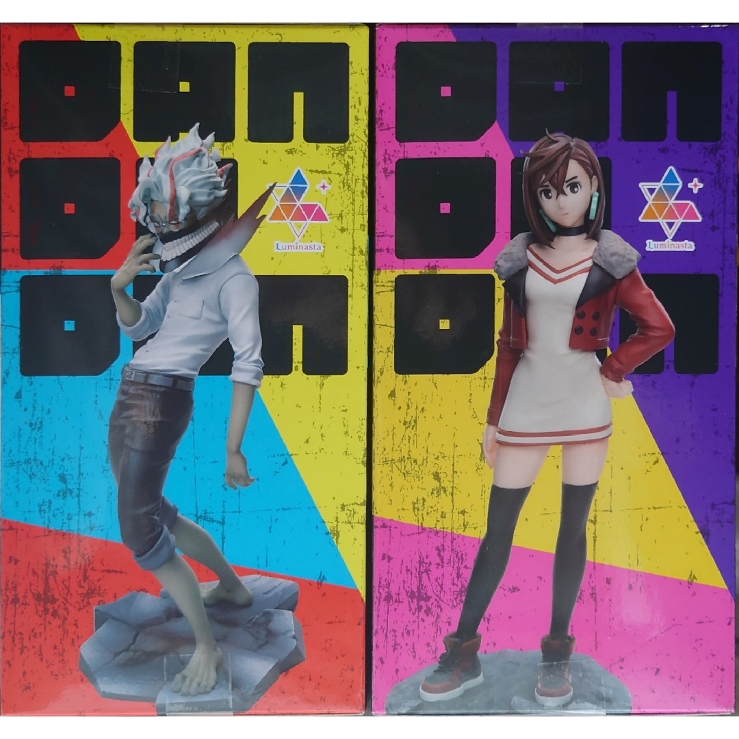 ダンダダン Luminasta オカルン モモ フィギュア 2種セットの ダンダダン Luminasta オカルン モモ フィギュア 2種セットの