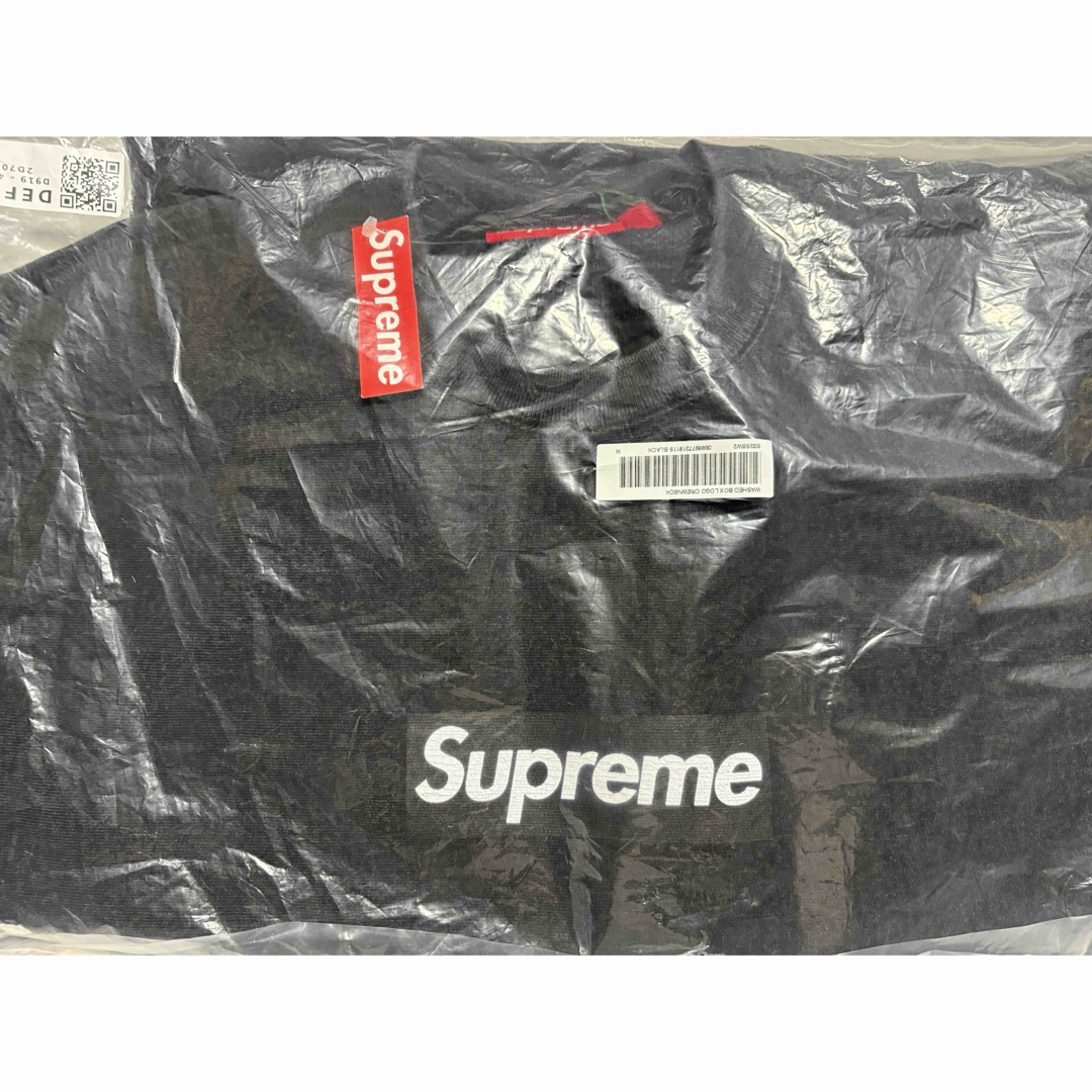 Supreme - Supreme Washed Box Logo Crewneck Black Mの通販 by Supreme - Supreme Washed Box Logo Crewneck Black Mの通販 by