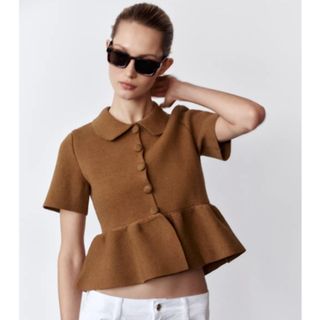 ZARA - ♡ZARA♡ 安室奈美恵着用 パイピング入りコート パステル ZARA - ♡ZARA♡ 安室奈美恵着用 パイピング入りコート パステル