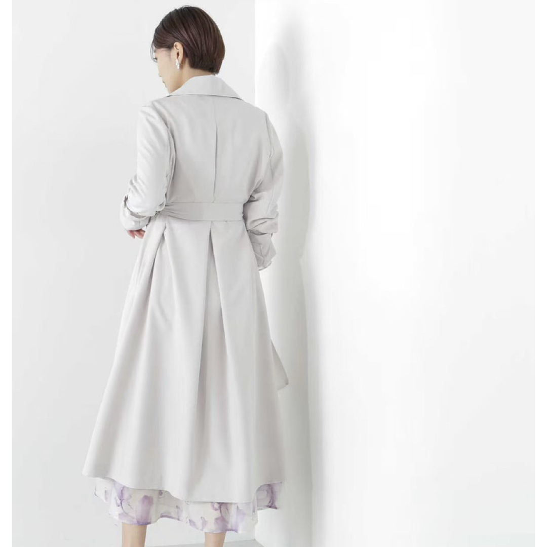 NATURAL BEAUTY BASIC - 未使用クリアツイルレディトレンチ NATURAL BEAUTY BASIC - 未使用クリアツイルレディトレンチ